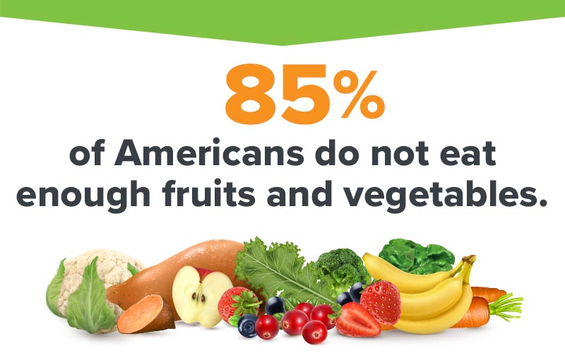 Americans need more fruits and vegetables