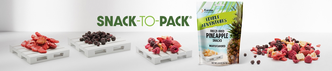 Snack-to-Pack® Freeze-Dried Snack Solutions